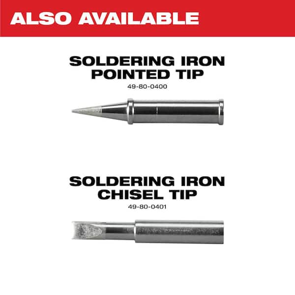 Milwaukee - M12 12-Volt Lithium-Ion Cordless Soldering Iron with Compact Battery Pack 2.0Ah and Charger Starter Kit