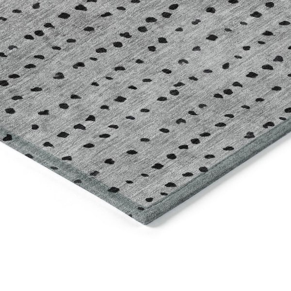 Chantille Machine Washable Indoor/Outdoor Abstract ACN2009 Purple 8 ft. x 10 ft. Area Rug