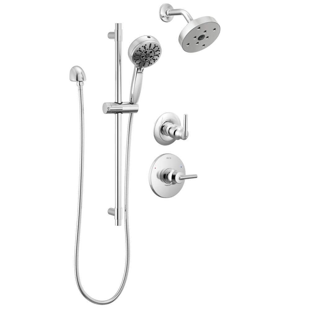 Trinsic 2-Handle 8-Spray Shower Faucet 1.75 GPM with Hand Shower and Pressure Balance in Chrome price history on PriceWatchPro