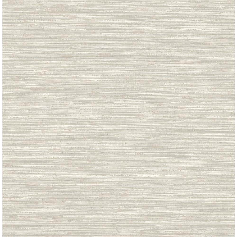 Cantor Beige Faux Grasscloth Vinyl Wallpaper Roll