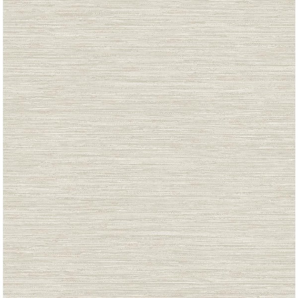 Cantor Beige Faux Grasscloth Vinyl Wallpaper Roll