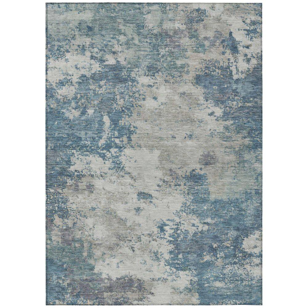Chantille Machine Washable Indoor/Outdoor Abstract ACN2363 Denim 8 ft. x 10 ft. Area Rug price history on PriceWatchPro