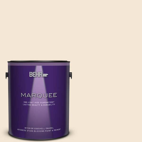 BEHR MARQUEE 1 gal. #PPU5-11 Delicate Lace Eggshell Enamel Interior Paint & Primer