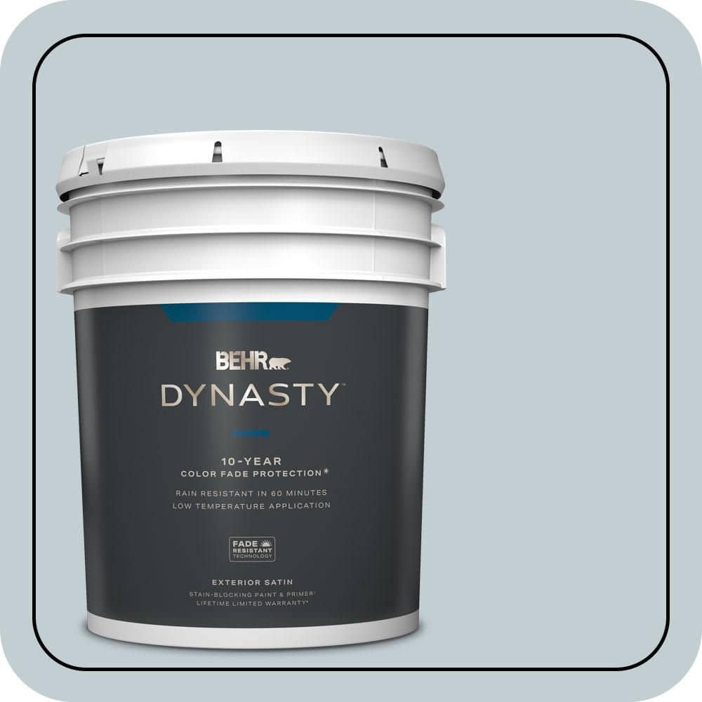 5 gal. #MQ3-58 Alice White Satin Enamel Exterior Stain-Blocking Paint & Primer price history on PriceWatchPro