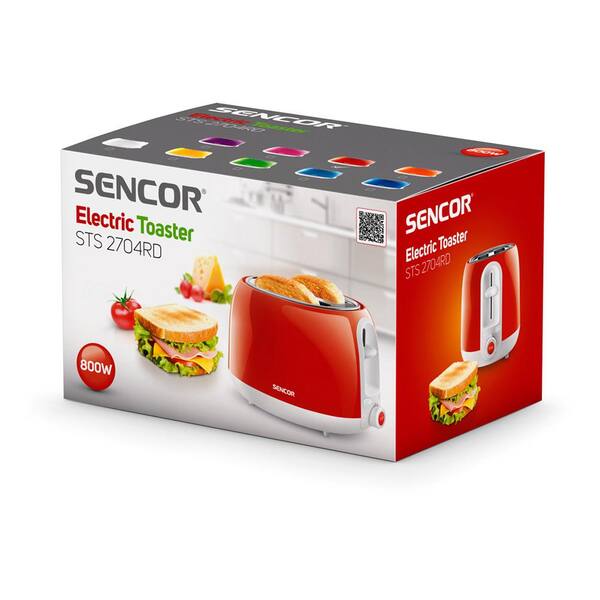 Sencor 2-Slice Purple 800-Watt Toaster at