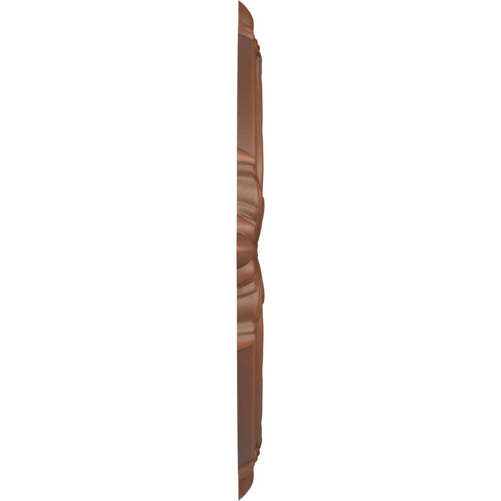Attica 19" Universal Aged Metallic Rust PVC Ceiling Medallion