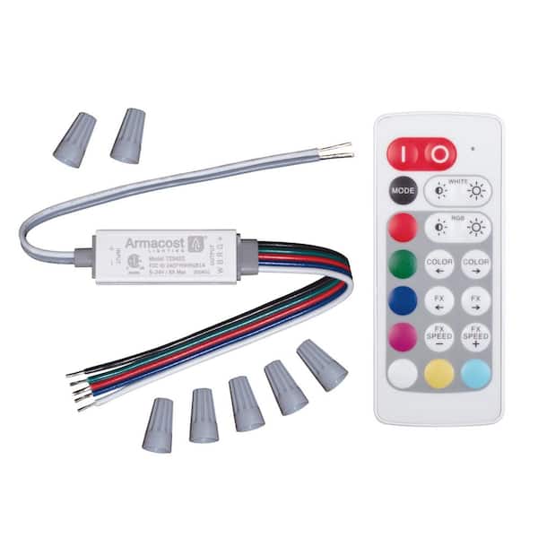 Slimline RGB Plus W LED Strip Light Remote Control