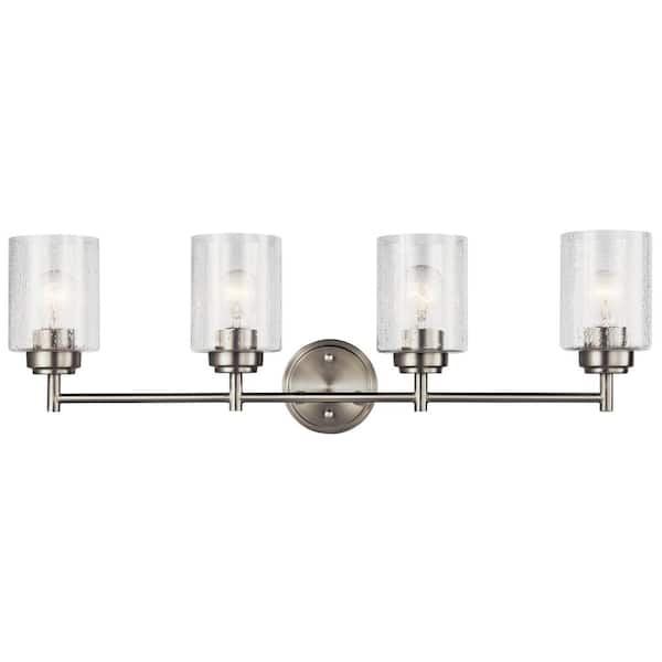 Easylite Crista 24 in. 4-Light Chrome Vanity Light 37857-HB - The Home Depot