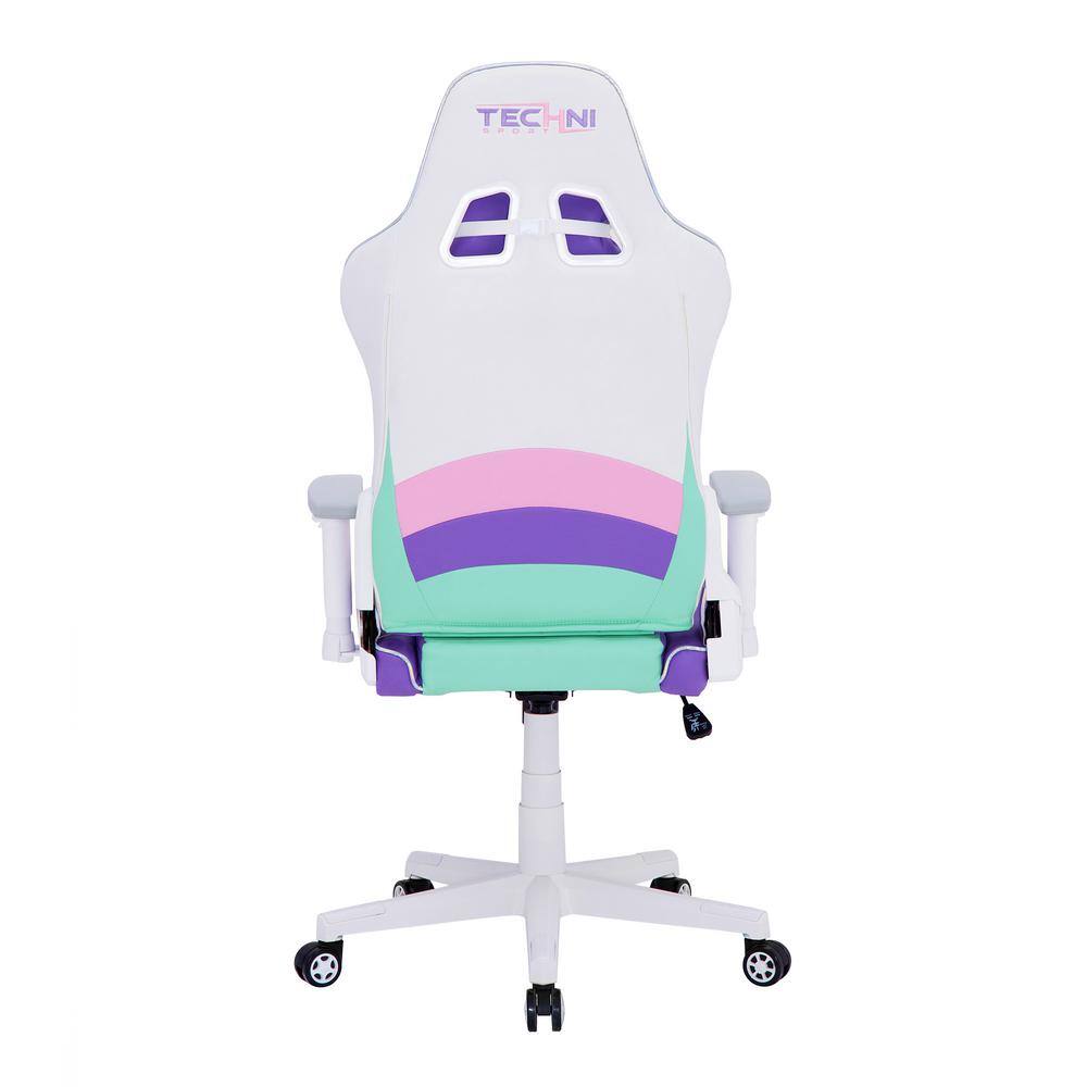 Kawaii High-Back Ergonomic Swivel Gaming Chair with Memory Foam