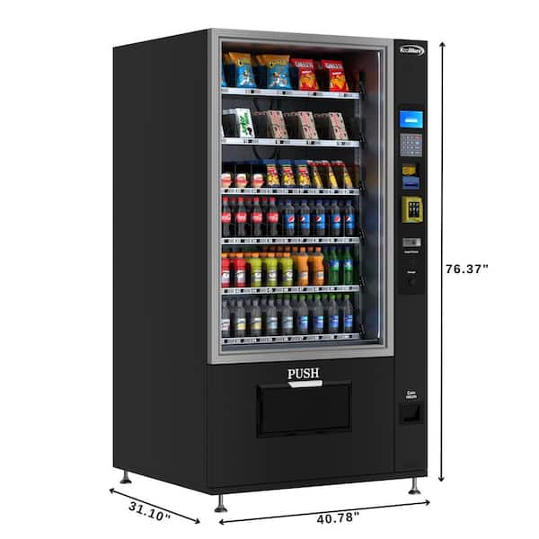 Koolmore 41 in. Refrigerated Vending Machine, 60 Slots With CC