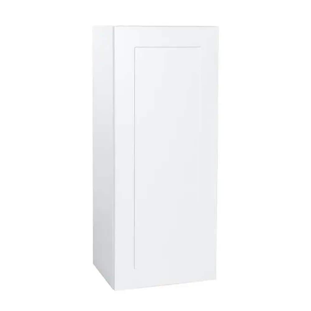 Hampton Bay Avondale 12 in. W x 12 in. D x 30 in. H Ready to Assemble Plywood Shaker Wall Kitchen Cabinet in Alpine White