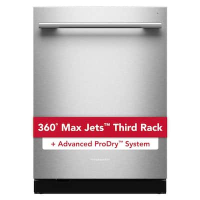 24 in. Top Control Built-In Tall Tub Dishwasher in PrintShield Stainless with Advanced ProDry System