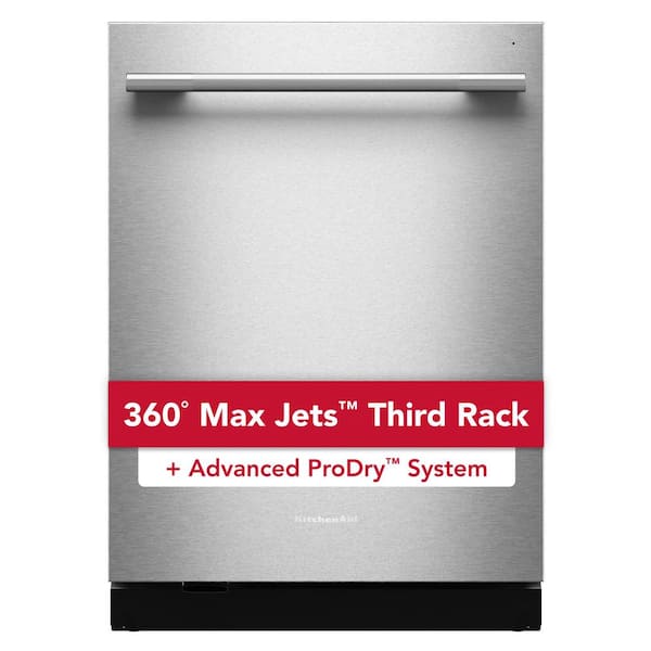 24 in. Top Control Built-In Tall Tub Dishwasher in PrintShield Stainless with Advanced ProDry System