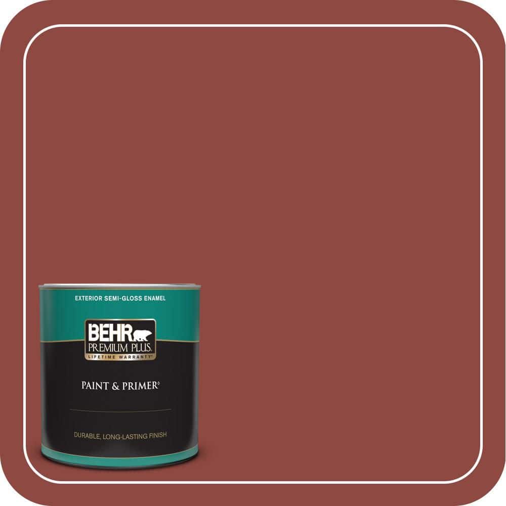 1 qt. #PPH-72 Rusty Red Semi-Gloss Enamel Exterior Paint & Primer price history on PriceWatchPro