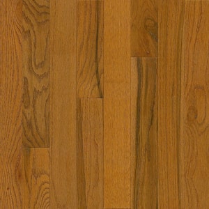 Plano Oak Gunstock 3/4 in. Thick x 3-1/4 in. Wide x Varying Length Solid Hardwood Flooring (352 sq. ft. / pallet)
