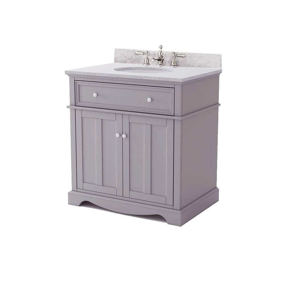 Reviews for Home Decorators Collection Fremont 32 in. Single Sink Grey