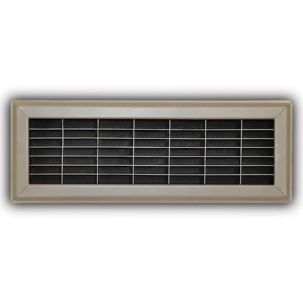 4 in. x 14 in. Heavy-Duty Floor Air Return Grille
