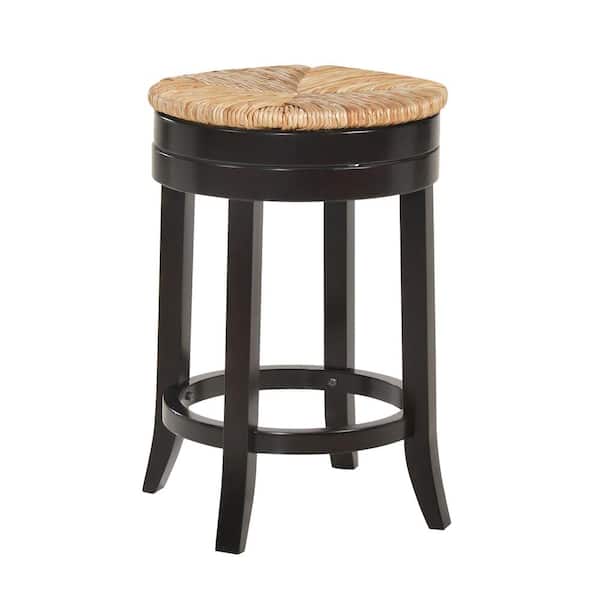 Carolina Chair & Table Irving 24 in. Espresso Swivel Counter Stool