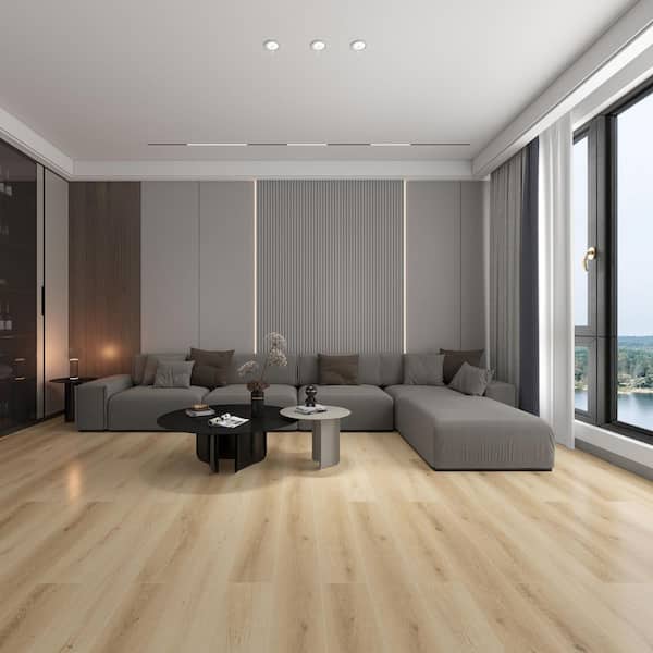 Woodhill Oak 22 MIL x 9 in. W x 60 in L. Click Lock Waterproof Luxury Vinyl Plank Flooring (18.75 sq. ft/case)