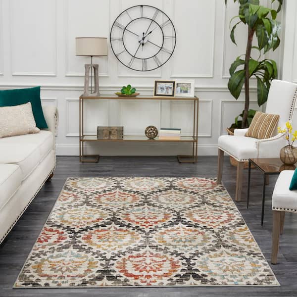 Sondra Oyster 4 ft. x 6 ft. Area Rug