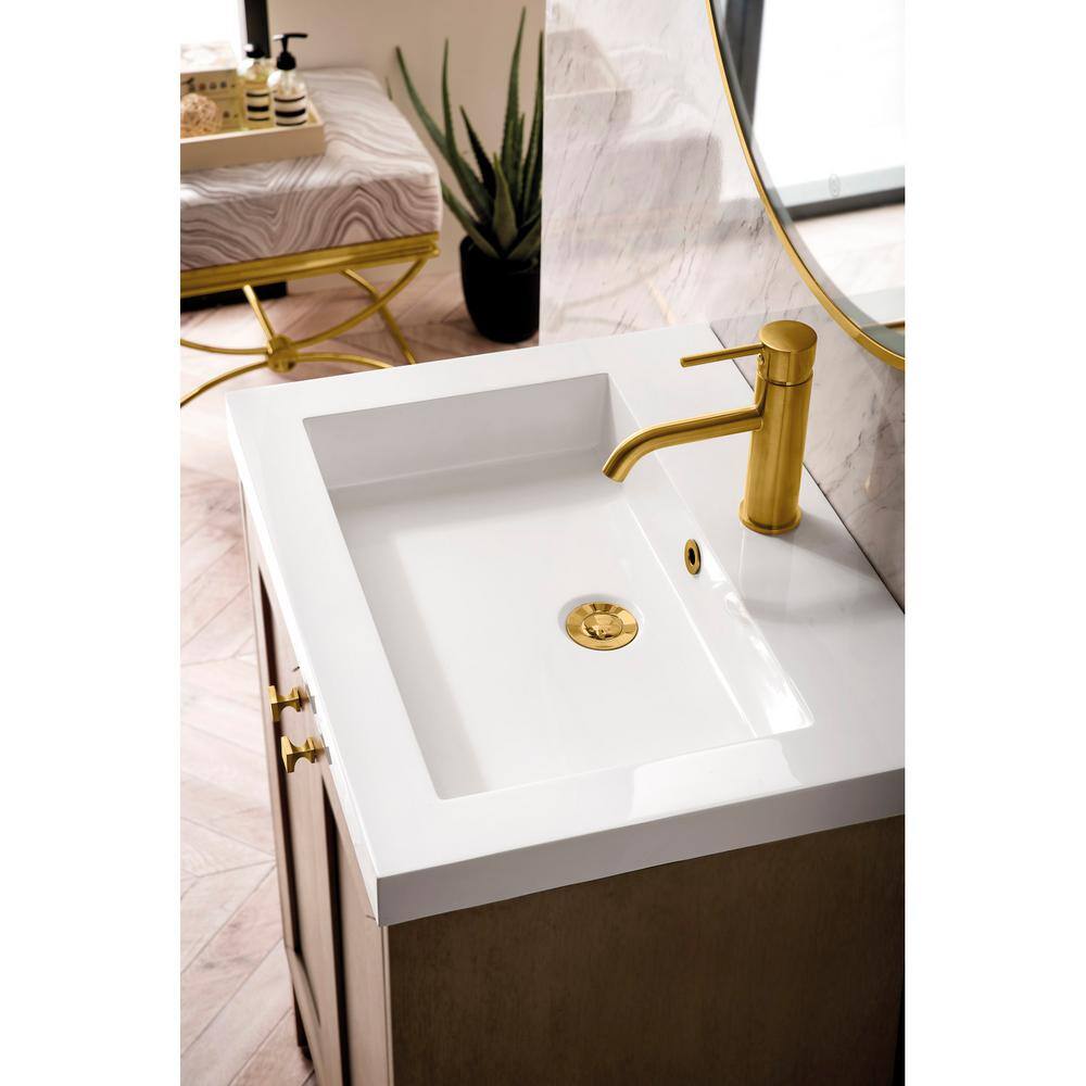 Chianti 20" Whitewashed Walnut Floating Single Vanity Set