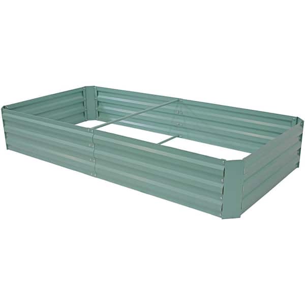 Sunnydaze Galvanized Steel 47 in. L x 95 in. W x 12 in. H