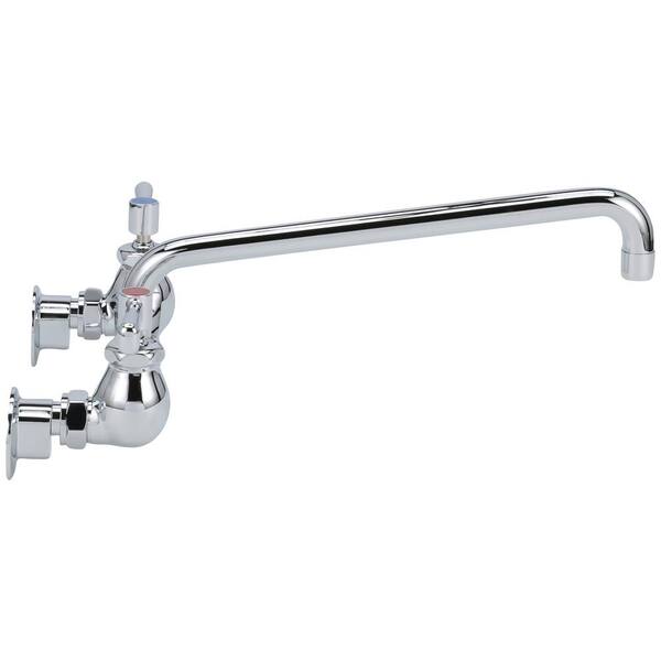 Zurn AquaSpec Wall-Mount Sink Faucet with 12 in. Tubular Swing