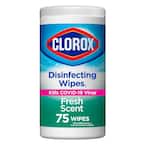 75-Count Fresh Scent Bleach Free Disinfecting Cleaning Wipes