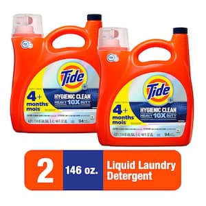 Tide 146 fl. oz. Hygienic Clean Original Scent Liquid Laundry Detergent  (94-Loads) 003077209453 - The Home Depot