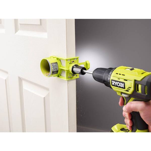 Ryobi Wood Door Lock Installation Kit A99dlk5 The Home Depot