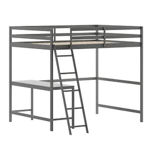 Light Gray Full Loft Bed