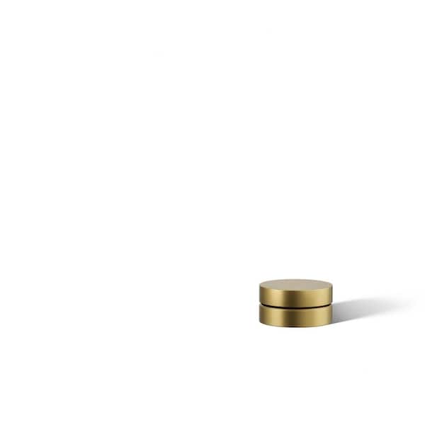 KOHLER Components Single Rocker Bathroom Sink Faucet Handle in Vibrant Brushed Moderne Brass