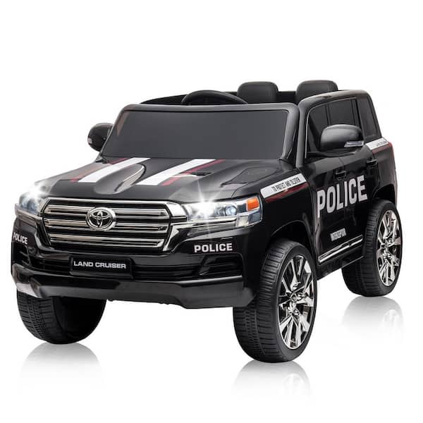 Garvee Asypets Electric Kids Ride-On Car SUV - 2-Seater Licensed Land Cruiser, 12V with Remote Control, Dual Motors, Black