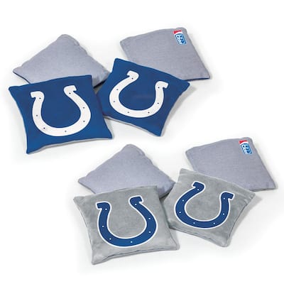 Indianapolis Colts 16 oz. Dual-Sided Bean Bags (8-Pack)