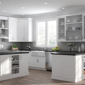 Designer Series Elgin Assembled 30x36x12 in. Wall Kitchen Cabinet in White