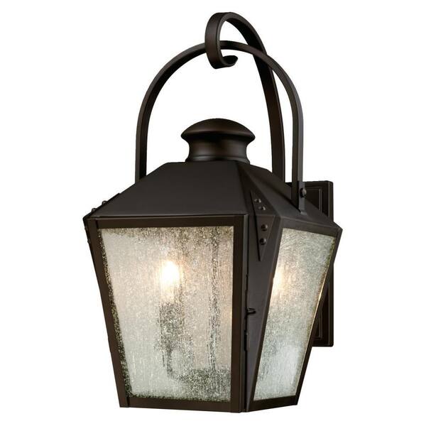 Westinghouse Valley Forge Oil Rubbed Bronze 2-Light Outdoor Wall Lantern Sconce