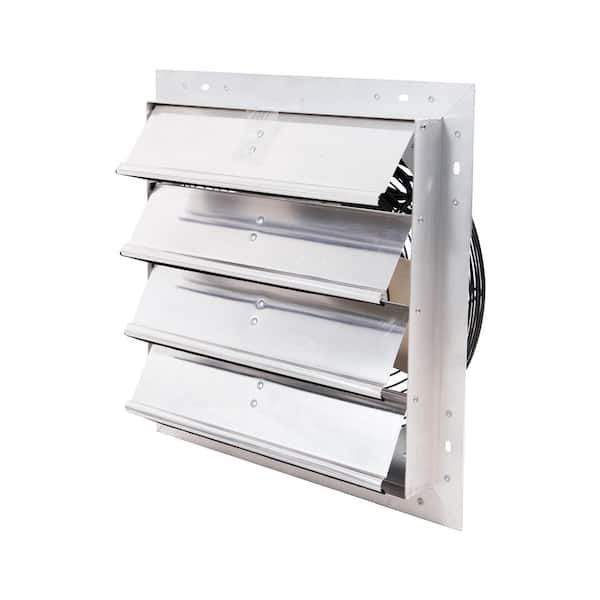 1400 CFM Shutter Exhaust Fan Wall Mounted, 16 in. Propeller
