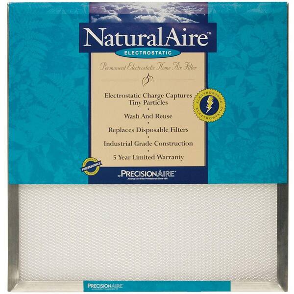 NaturalAire 20  x 25  x 1  Electrostatic Pleated Air Filter (Case of 6)