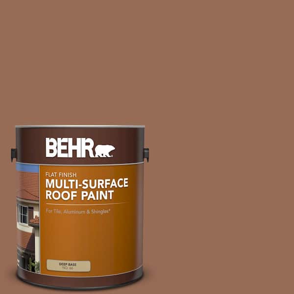 1 gal. #S200-6 Timeless Copper Flat Multi-Surface Exterior Roof Paint