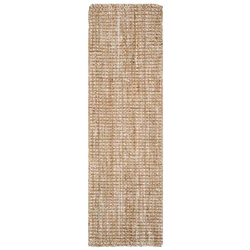 Natural Fiber Beige 9 ft. x 12 ft. Solid Area Rug
