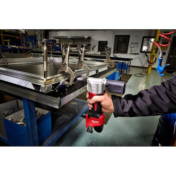 Milwaukee 12-V Li-Ion Cordless Rivet Tool Stainless Steel Hand Tools Cordless 
