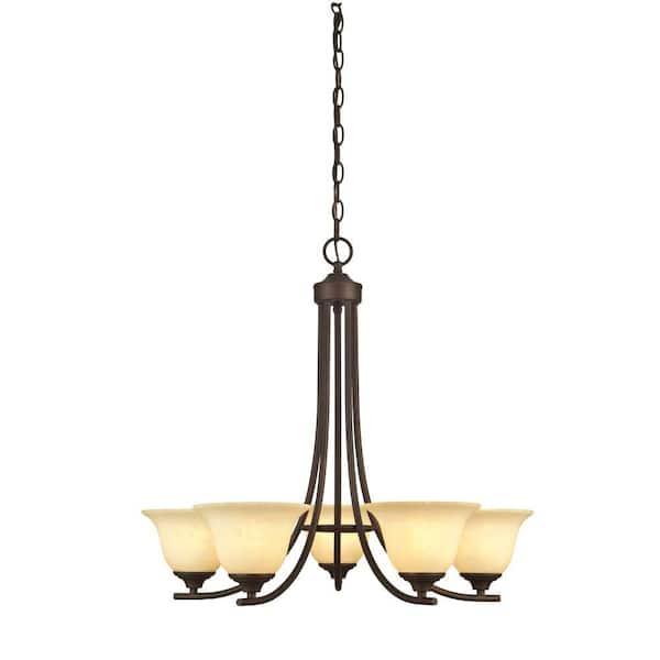 Westinghouse Kings Canyon 5-Light Oil Rubbed Bronze Chandelier