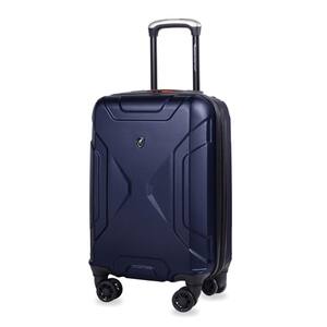 Vailor 20 in. Navy Carry On Expandable Hardside Spinner Suitcase