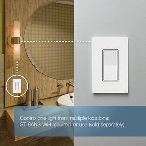 Sunnata Companion Switch, for use with Sunnata On/Off Switches, White