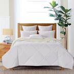 Summer Weight White King 50% White Goose Down Quilted Comforter