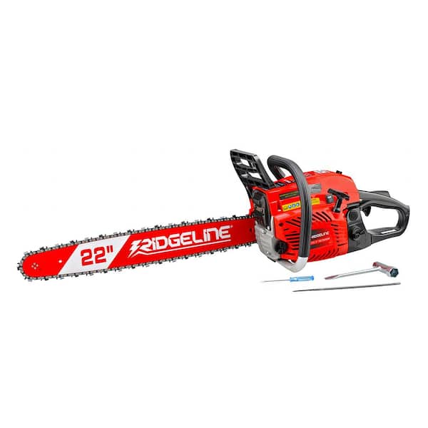 RIDGELINE 97006 22 in. 57 cc Gas Chainsaw with Case - 2