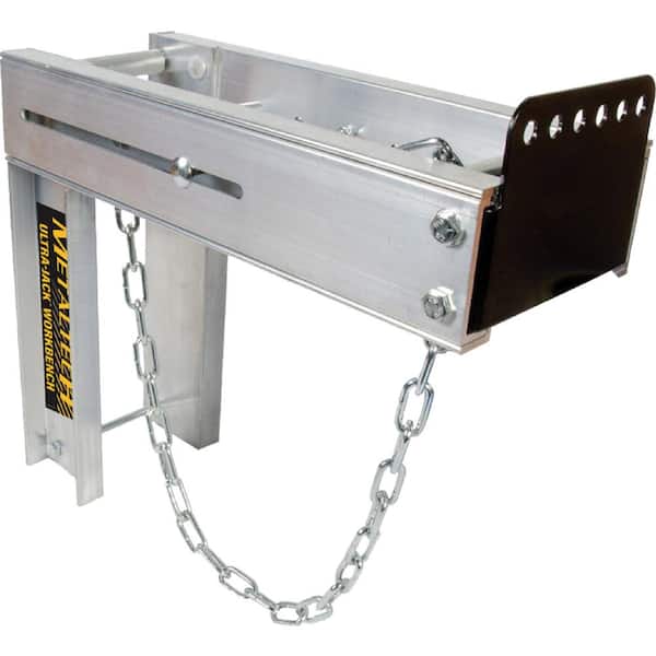 MetalTech Ultra-Jack 17-1/2 in. W x 7-3/4 in. D x 20-3/4 in. H Aluminum Work Bench for the Ultra-Jack Aluminum Scaffolding System