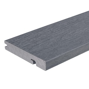 UltraShield Naturale Columbus Series 1 in. x 6 in. x 16 ft. Westminster Gray Solid Composite Decking Board