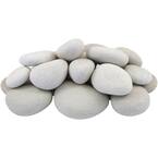 Rain Forest 0.4 Cu. Ft., 2 In. To 3 In. Snow White Pebble (30-Pack ...