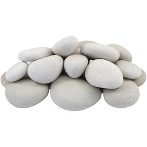 1 in. to 3 in., 2200 lb. Small Egg Rock Pebbles Super Sack